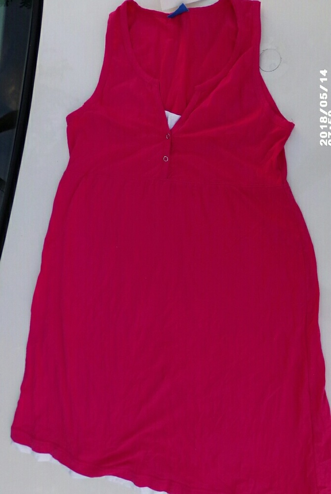 Ladies sun dress pink sz large